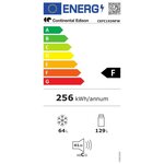 Continental edison réfrigérateur combiné 193l(129l + 64l)  total no frost 4*  blanc