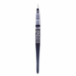 Pinceau a reservoir - ink brush - noir irise - sennelier