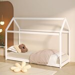 Lit cabane Zoey cabane blanc
