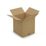 Caisse carton brune double cannelure raja 37x35x40 cm (lot de 15)