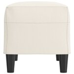 vidaXL Banc Crème 70x35x41 cm Similicuir