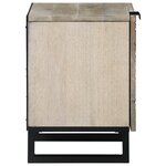 vidaXL Tables de chevet Naturel 40 x 33.5 x 46 cm