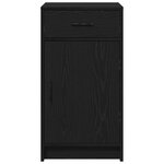 Buffet vidaXL Noir Chêne 40x41x75 cm Bois d'ingénierie