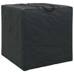 vidaXL Sac de stockage extérieur Noir 90 x 90 x 90 cm Tissu 210D