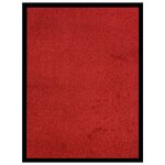 vidaXL Paillasson Rouge 60x80 cm
