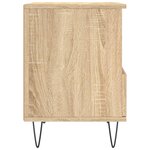 vidaXL Table de chevet chêne sonoma 40x35x50 cm bois d’ingénierie