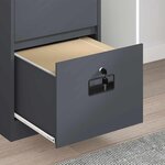 vidaXL Cabinet de Dossier avec tiroir Anthracite 44 x 50 x 106.5 cm
