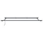 vidaXL Auvent Rétractable Rayure Multicolore 450x300 cm tissu