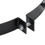 vidaXL Pince d'aérateur de gazon avec pointes 5 pc Ø 320 mm Acier