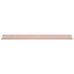 vidaXL Étagère flottante 2 Pièces Rose 60 x 8 5 x 2 5 cm Acier