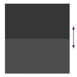 Store enrouleur occultant 160 x 175 cm noir
