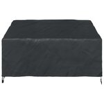 vidaXL Housse de banc de jardin Noir 160 x 100 x 61 / 89 cm Tissu 420D
