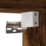 vidaXL Armoires murales 2 Pièces chêne fumé bois d'ingénierie