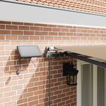 vidaXL Auvent Rétractable Beige 500 ×300 cm tissu