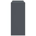 vidaXL Supports de Plantes Extérieurs Pilier 2 Pièces Anthracite 24x24x55 cm Acier