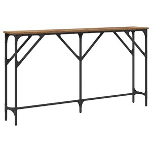 vidaXL Table console Bois Ancien 140 x 23 x 75 cm