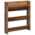 vidaXL Armoire à chaussures murale vieux bois 80x18x90 cm