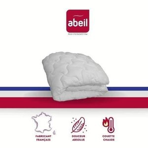 ABEIL Couette chaude 240 x 260 cm blanc