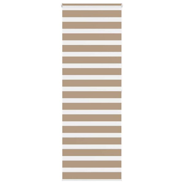 vidaXL Store zèbre marron sable largeur du tissu 75 9 cm polyester