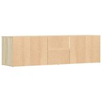 vidaXL Armoire d'angle chêne sonoma 160x40x45 cm bois d’ingénierie