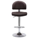 vidaXL Tabouret de bar Marron Similicuir