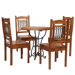 vidaXL Ensemble de tables à manger 5 Pièces bois d’acacia massif