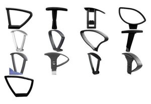 accoudoirs modèle type 'U2'  25 paires TOPSTAR