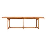 vidaXL Ensemble à manger de jardin 13 Pièces 280x90x75 cm bois d'acacia