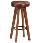 vidaXL Ensemble de bar 5 Pièces bois massif 115x56x107 cm