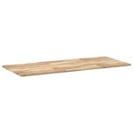 vidaXL Dessus de bureau non traité 120x60x2 cm bois d'acacia massif