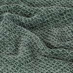 vidaXL Couverture en coton 125 x 150 cm Vert foncé