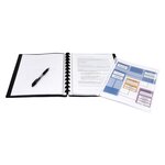 Protège-documents MAXI GEODE Couv personnalisable. 60 vues. Coloris noir VIQUEL