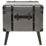 vidaXL Table basse MDF et aluminium 102x51x47 5 cm