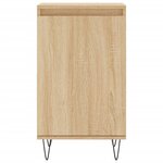 vidaXL Buffets 2 Pièces chêne sonoma 40x35x70 cm bois d'ingénierie