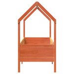 vidaXL Cadre de lit d'enfants forme de maison sans matelas pin