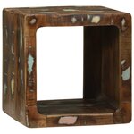 vidaXL Meuble TV 2 Pièces Multicolore bois de récupération massif