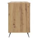 vidaXL Bureau Chêne artisanal 142 5 x 50 x 75 cm Bois d'ingénierie