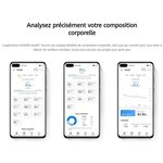 Huawei scale 3 - balance connectée impédancemetre 11 indicateurs corporels - jusqu'a 150kg - ecran led - reconnaissance intelligente