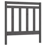 vidaXL Tête de lit Gris 95x4x100 cm Bois massif de pin
