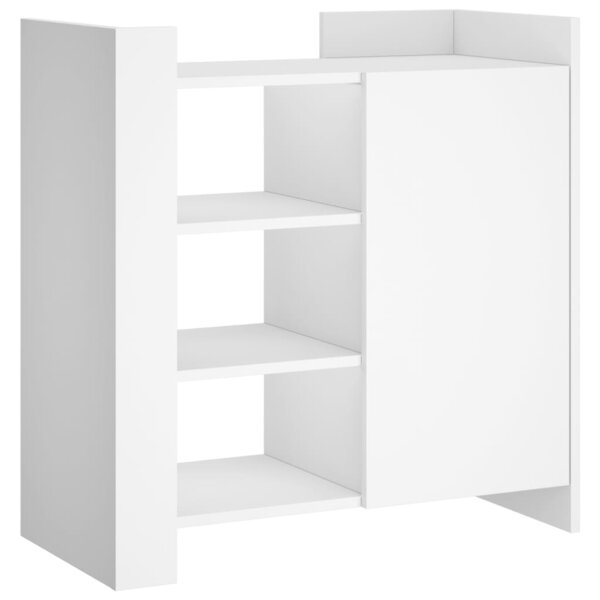 vidaXL Buffet blanc 73 5x35x75 cm bois d’ingénierie