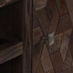 vidaXL Meuble TV Bois de récupération solide 140 x 30 x 45 cm