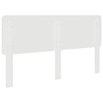 vidaXL Tête de lit Blanc 180 cm Bois d'ingénierie