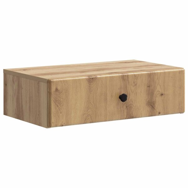 vidaXL Table d'appoint murale 59 x 34 5 x 17 cm Bois d'ingénierie