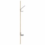 vidaXL Porte-manteau mural Chêne sonoma 20 x 1.5 x 100 cm