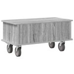 vidaXL Meuble TV Gris Sonoma 68 5 x 35 x 35 cm Bois d'ingénierie