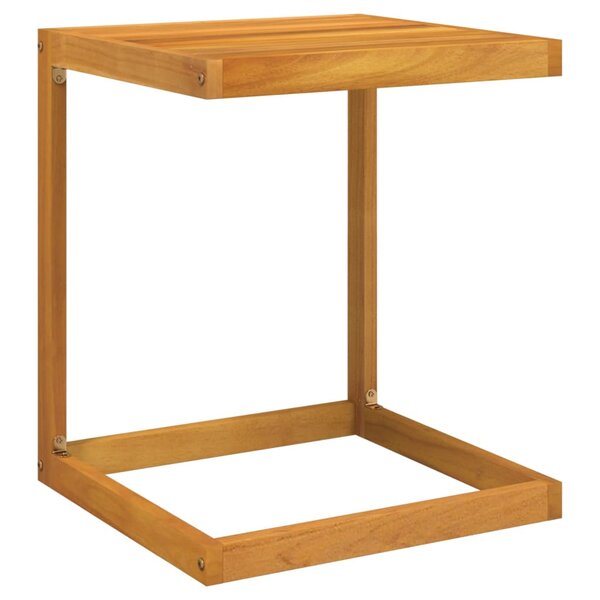 vidaXL vidaXL Table en forme de C 42x40x50 cm bois massif d'acacia