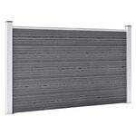 vidaXL Clôture de jardin WPC 872x106 cm Gris