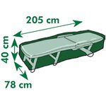 Nature Housse pour chaise longue PE 205x78x40 cm 6030607