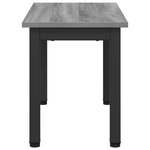 vidaXL Table basse Gris Sonoma 60 x 30 x 36 cm Bois d'ingénierie