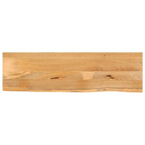 vidaXL Dessus de table à bord vivant 120x40x3 8cm bois massif manguier